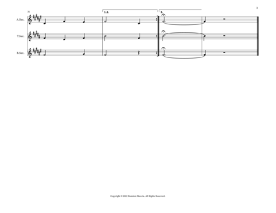 Llwyn On (The Ash Grove) Llwyn On (The Ash Grove) Small Ensemble scores gallery preview page 3