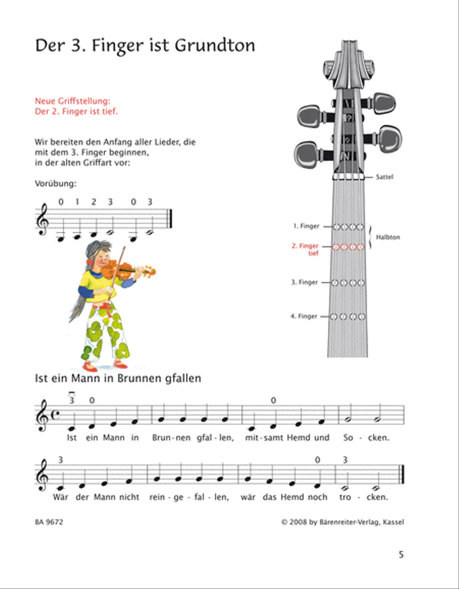 Fruher Anfang auf der Geige, Band 2 Violin scores gallery preview page 2