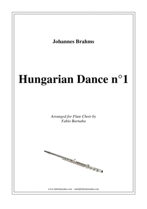 Book cover for Hungarian Dance n°1 - for Flute Choir