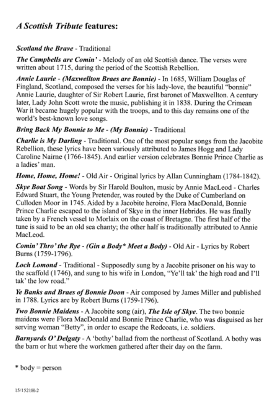 A Scottish Tribute A Scottish Tribute 2-Part scores gallery preview page 3