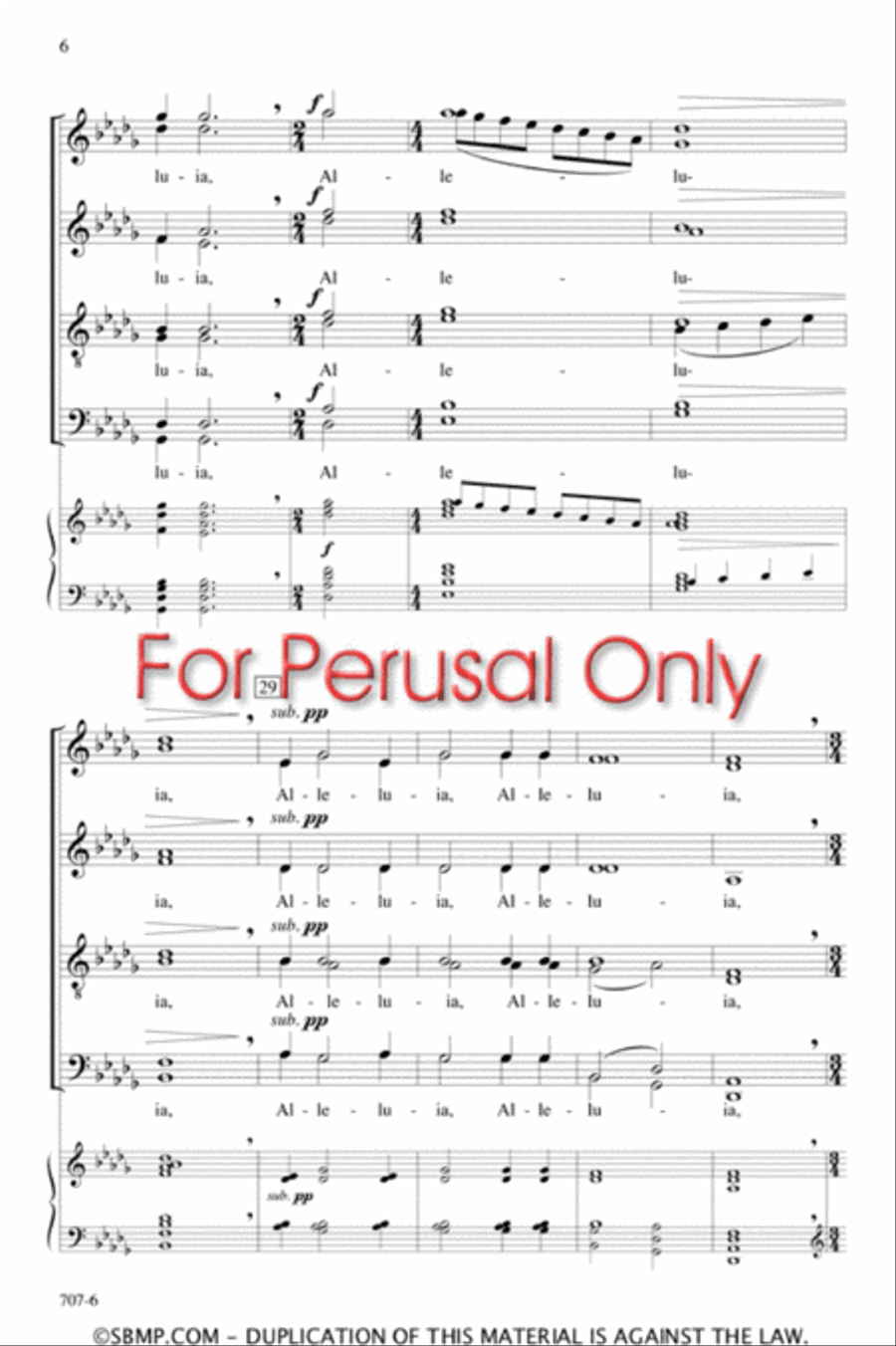 Alleluia - SATB divisi Octavo Divisi scores gallery preview page 5