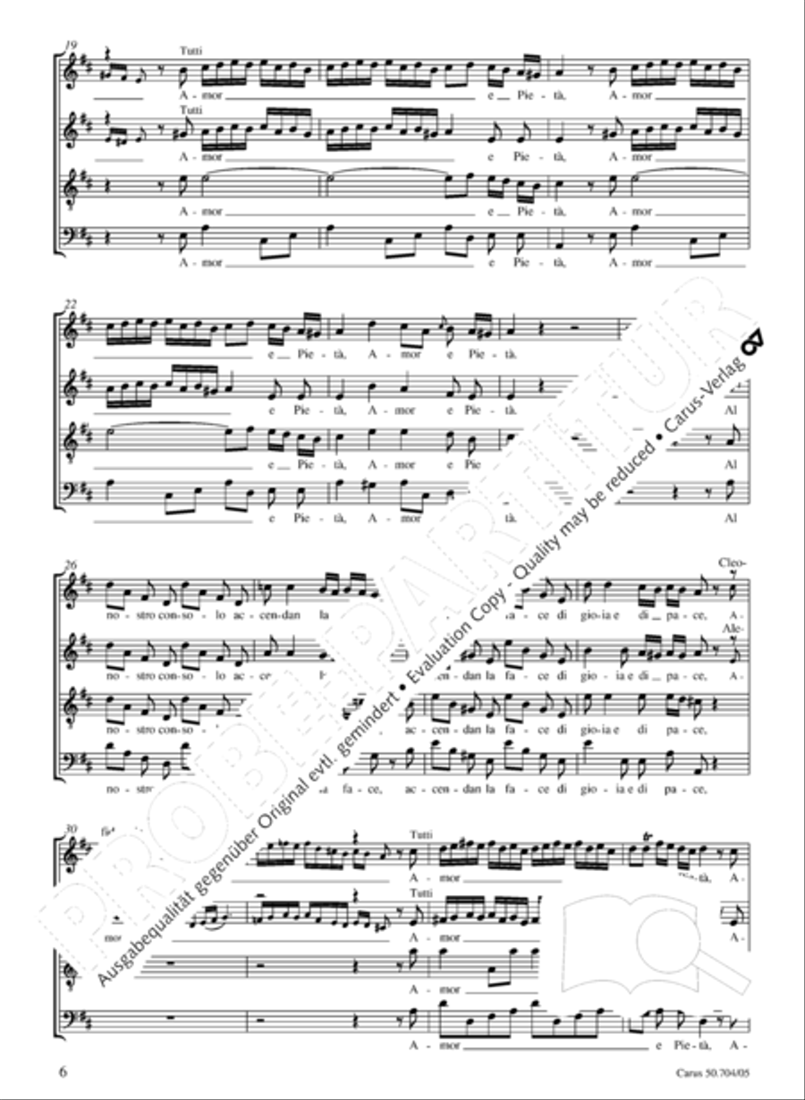 Cleofide Choir scores gallery preview page 6