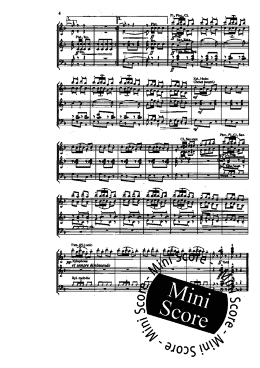 L'Etudiant Passe Concert Band scores gallery preview page 8
