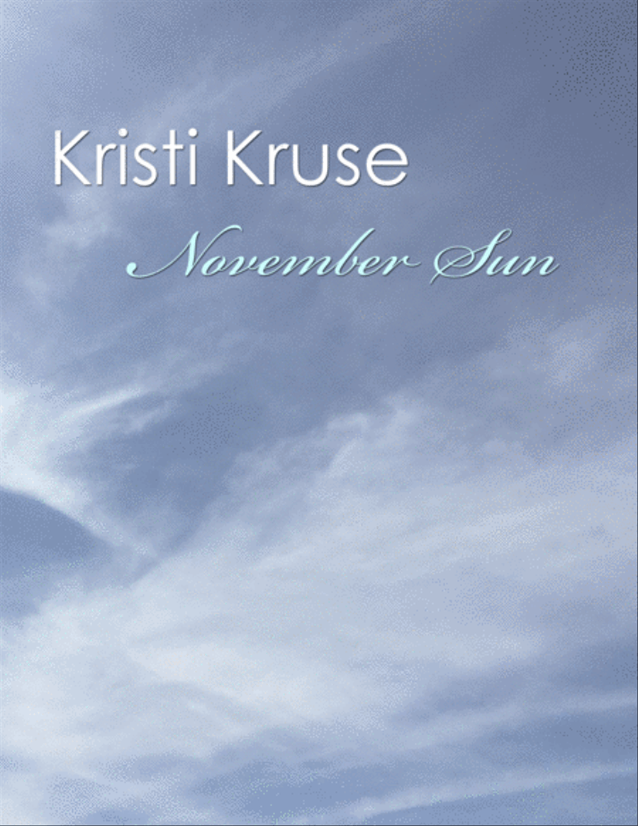 November Sun Piano Solo scores gallery preview page 1