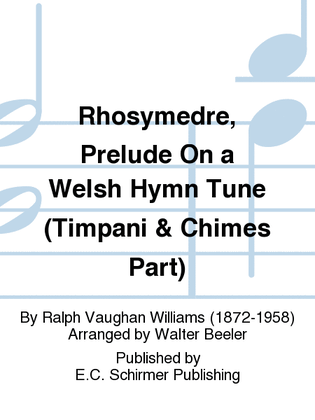 Rhosymedre, Prelude On a Welsh Hymn Tune (Timpani & Chimes Part)