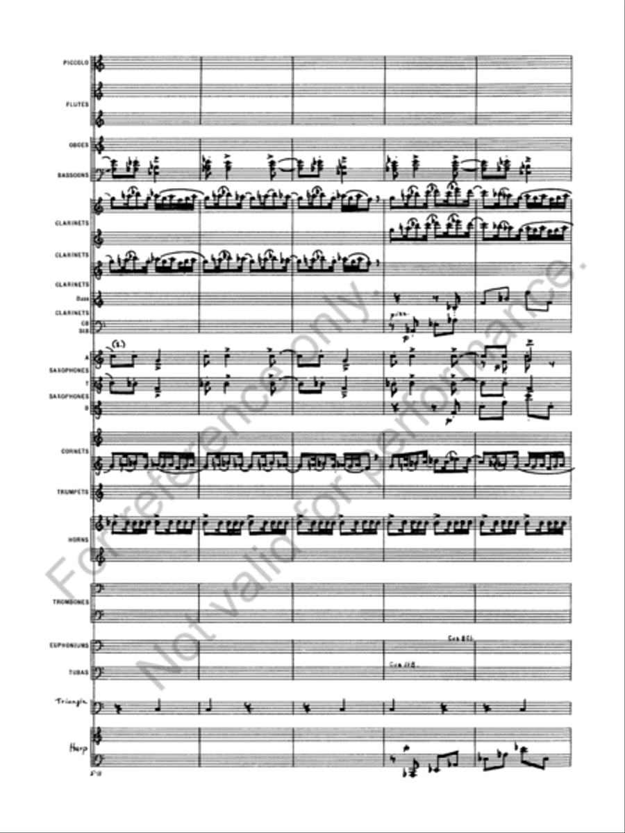 Scheherazade Scheherazade Concert Band scores gallery preview page 13
