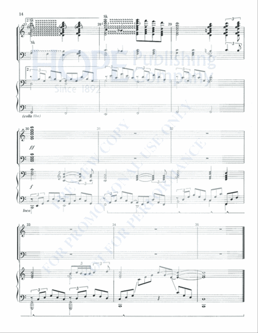 Key Rings Handbell Choir scores gallery preview page 17