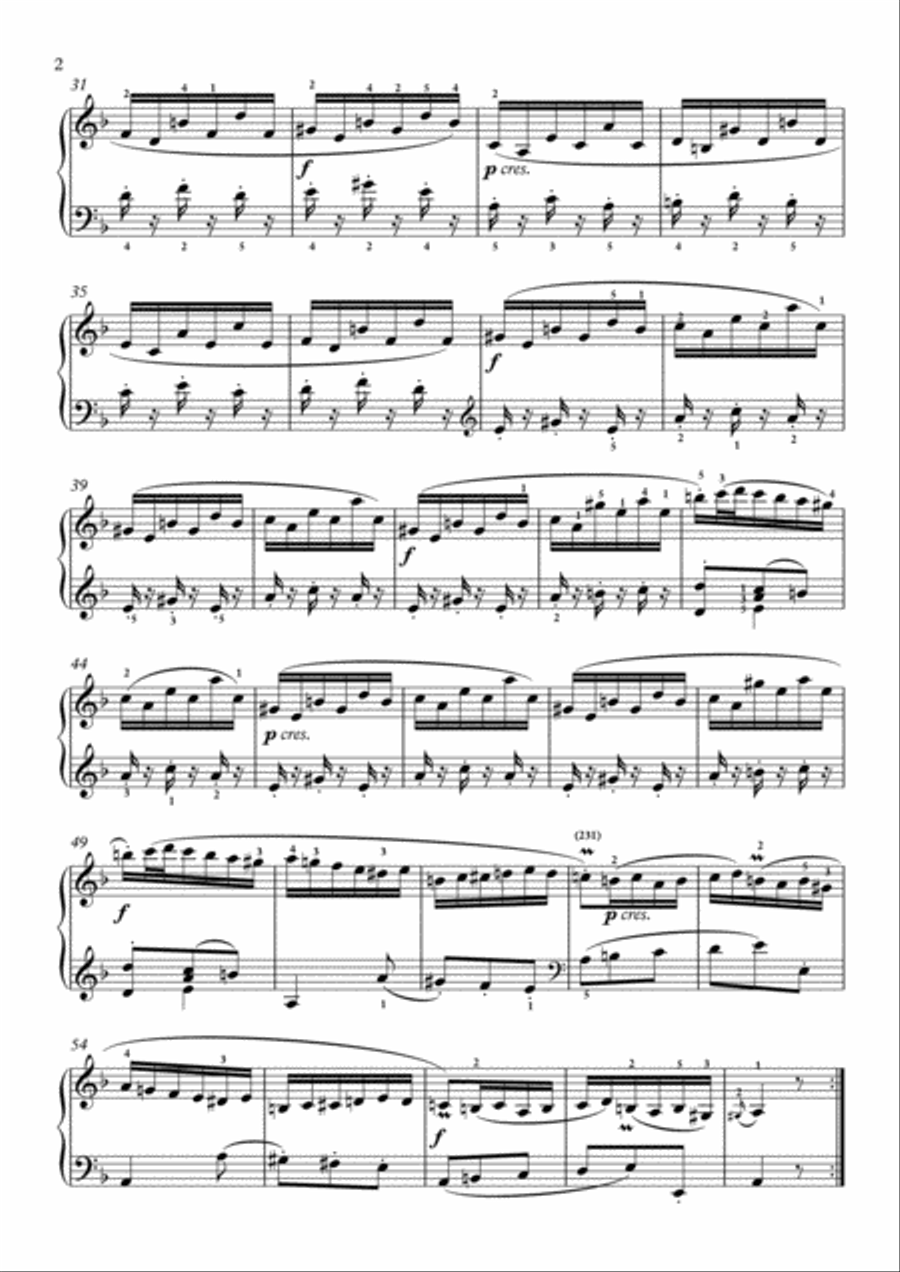 Scarlatti-Sonata in d-minor L.464 K.138(piano) Piano Solo scores gallery preview page 3