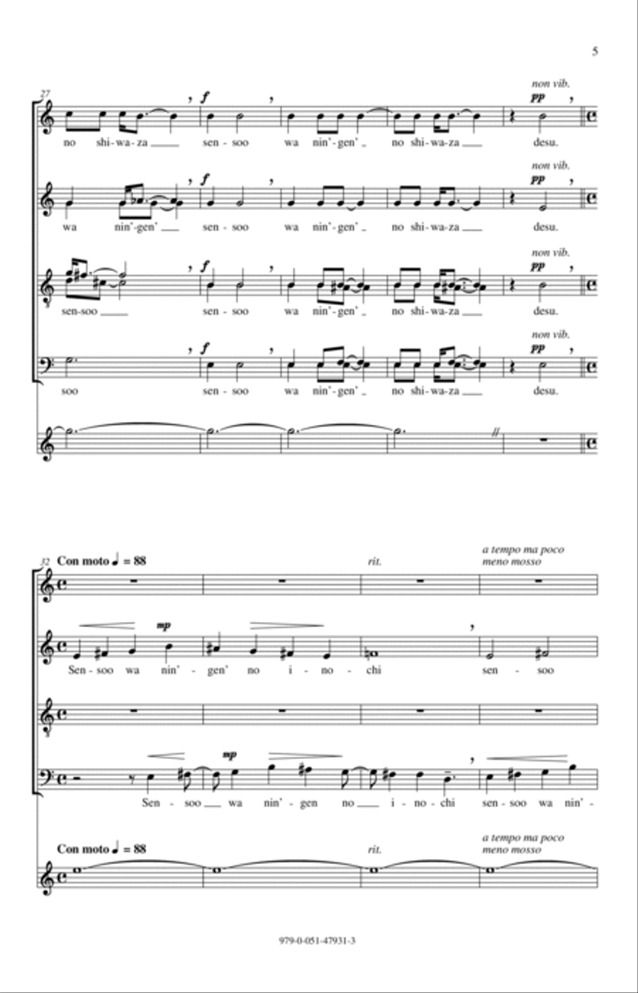 Sensoo 4-Part scores gallery preview page 3