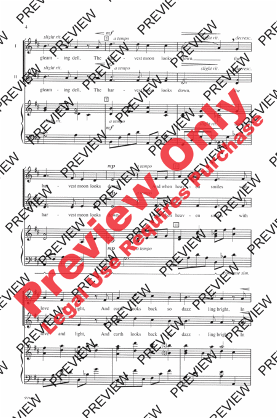 Autumn Vesper 2-Part scores gallery preview page 3