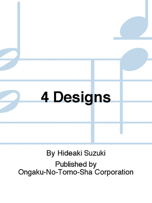 Book cover for 4 Designs