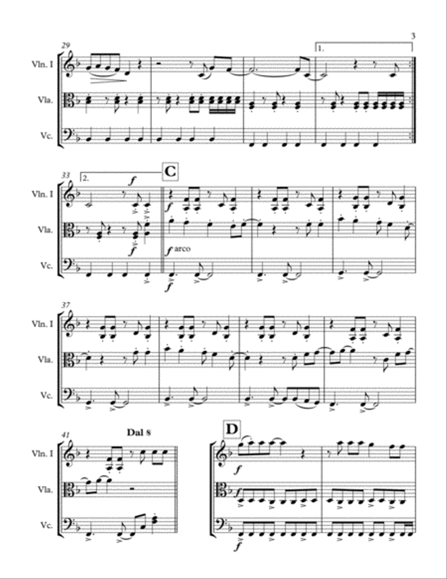 Marry You String Trio scores gallery preview page 4