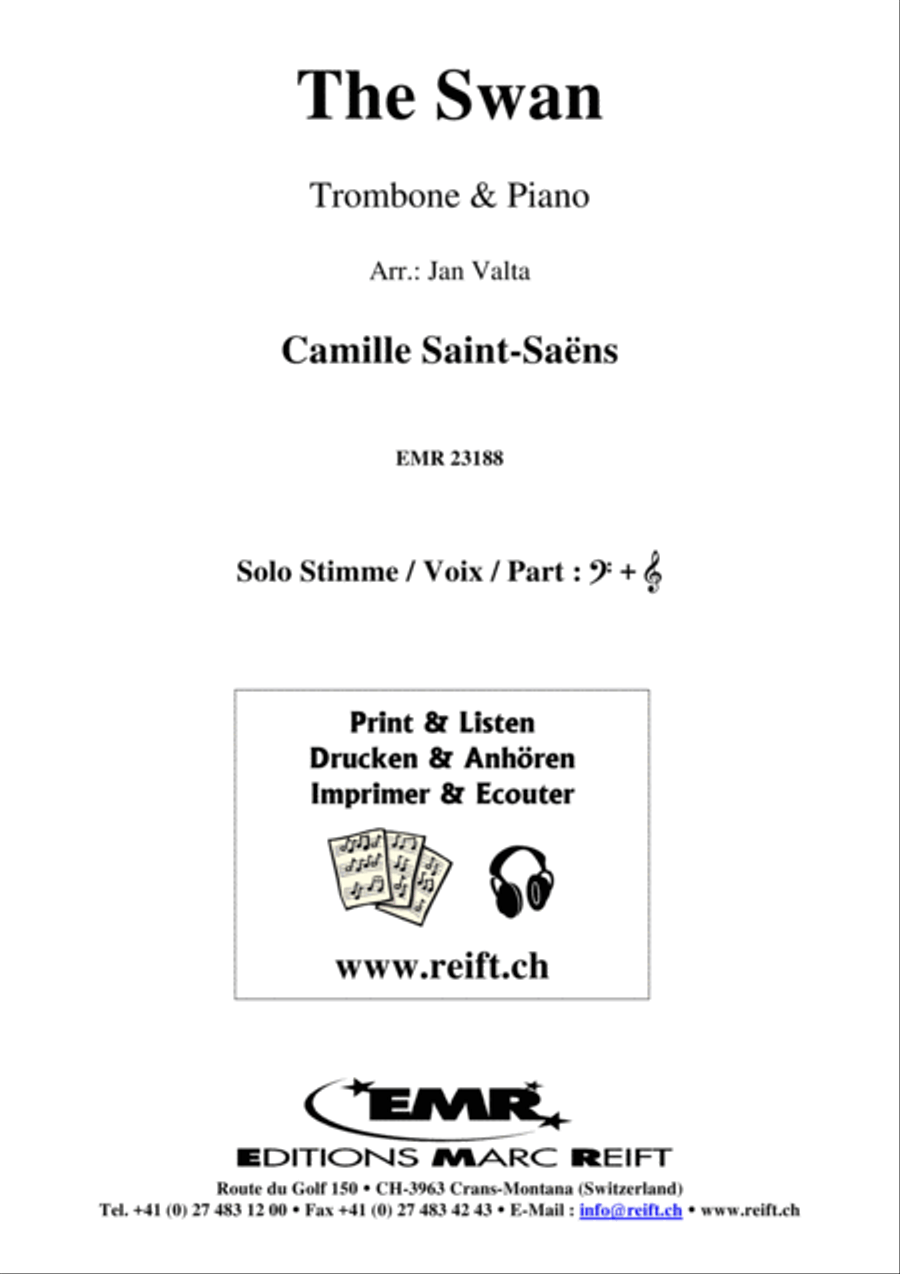 The Swan The Swan Piano Accompaniment scores gallery preview page 2
