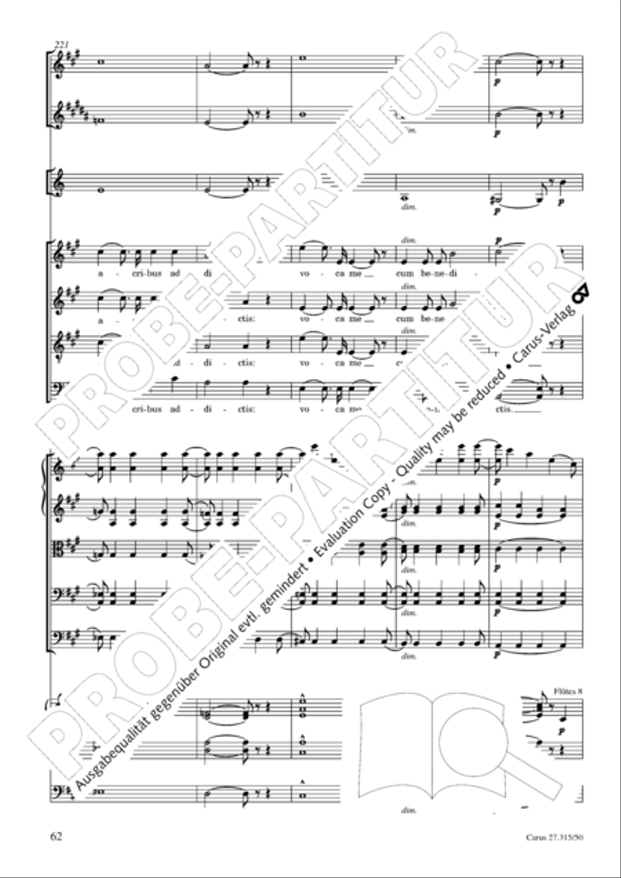 Requiem in C major 4-Part scores gallery preview page 65