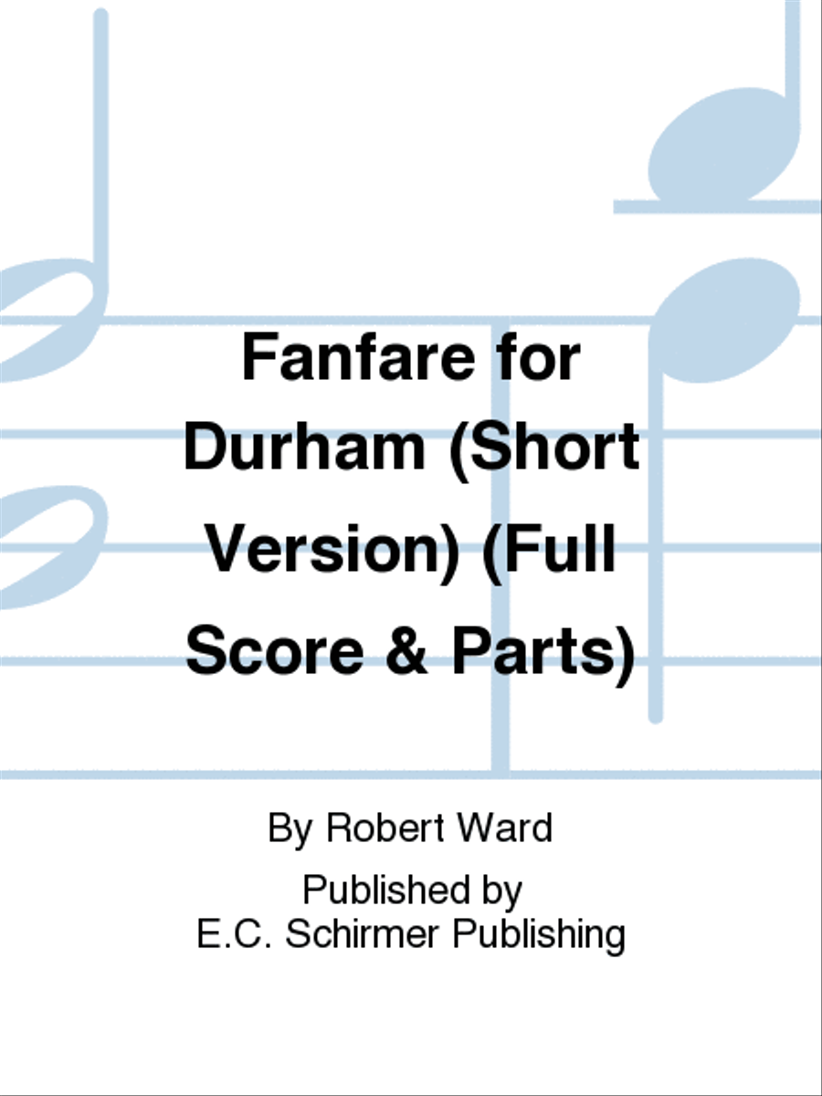 Fanfare for Durham (Short Version) Brass Ensemble scores gallery preview page 1