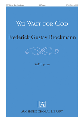 Book cover for We Wait for God