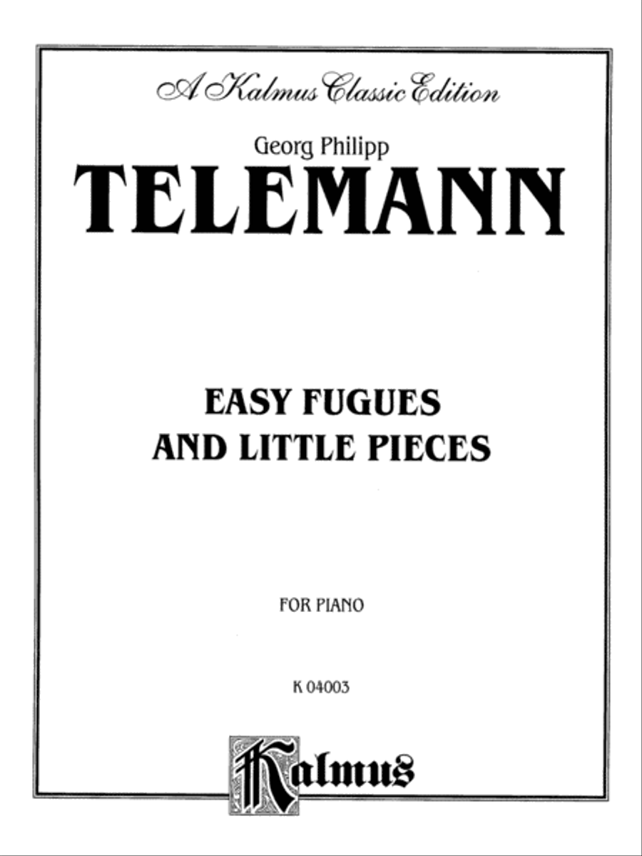 Easy Fugues & Pieces Piano Solo scores gallery preview page 2
