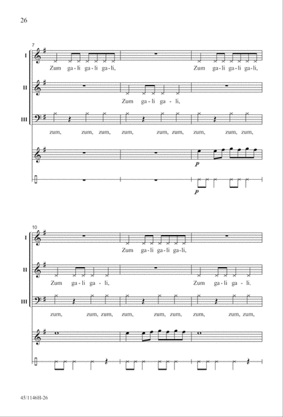 We Sing the World Around We Sing the World Around Choir scores gallery preview page 26