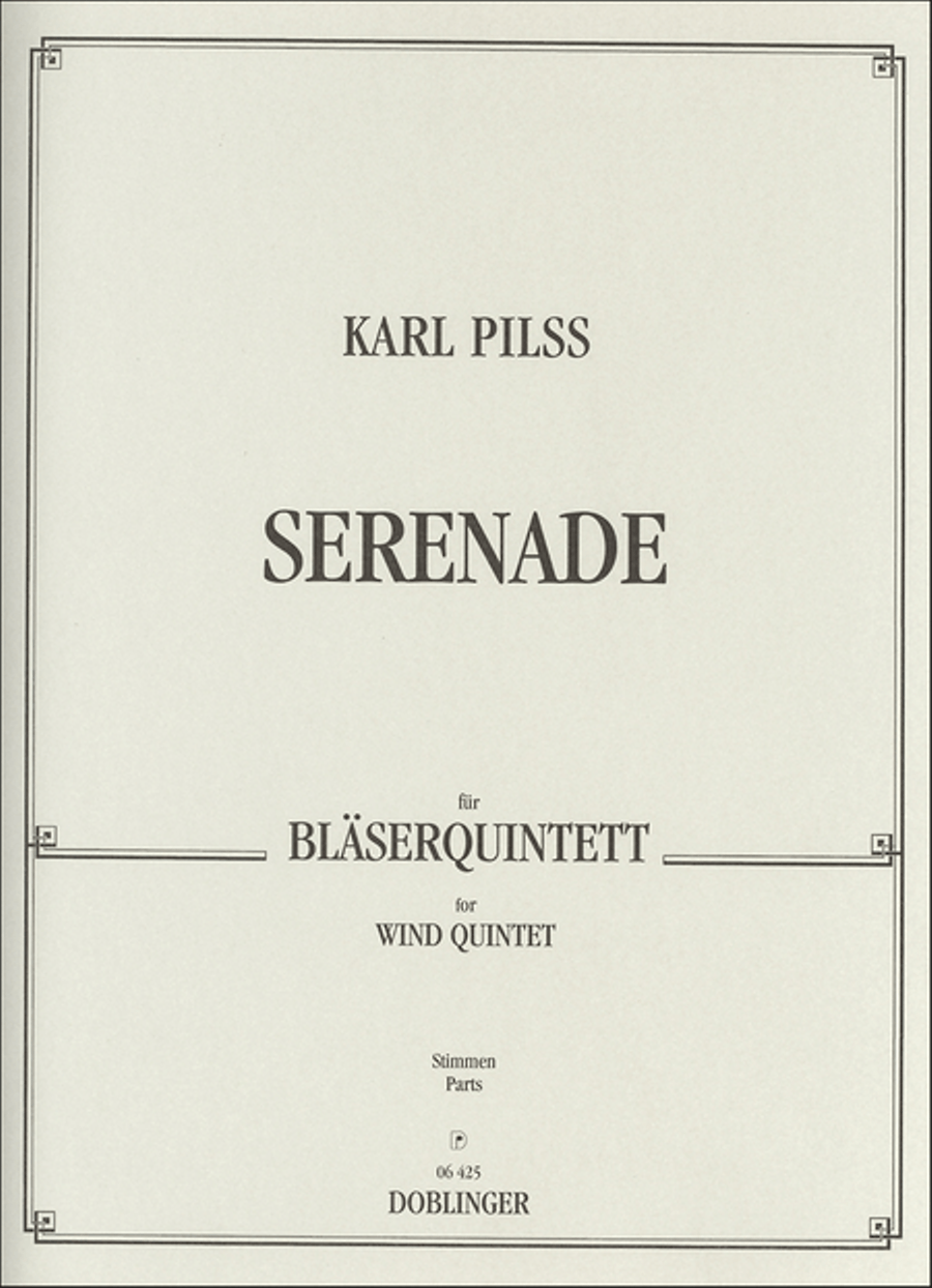 Serenade G-Dur Woodwind Quintet scores gallery preview page 1