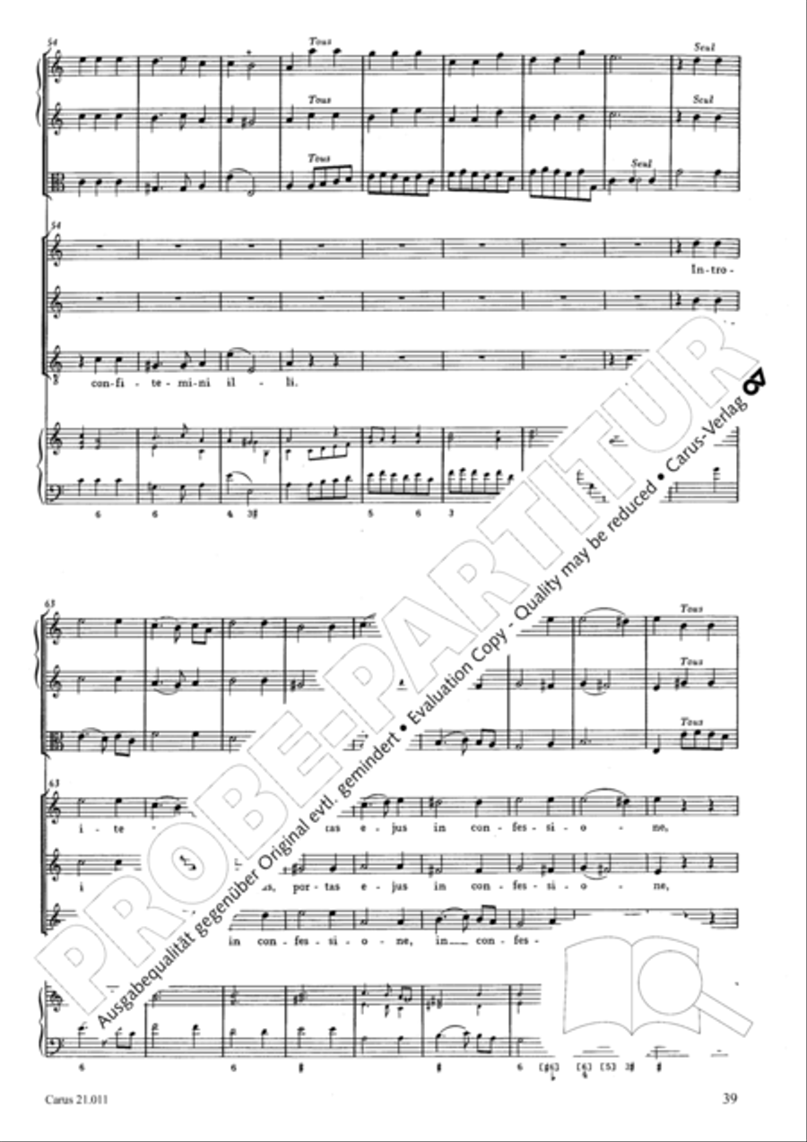 Jubilate Deo Choir scores gallery preview page 40