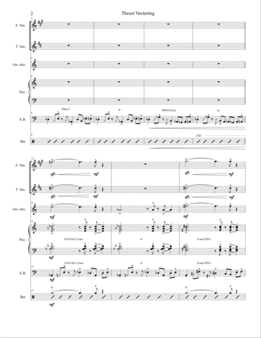 Thrust Vectoring Jazz Ensemble scores gallery preview page 5