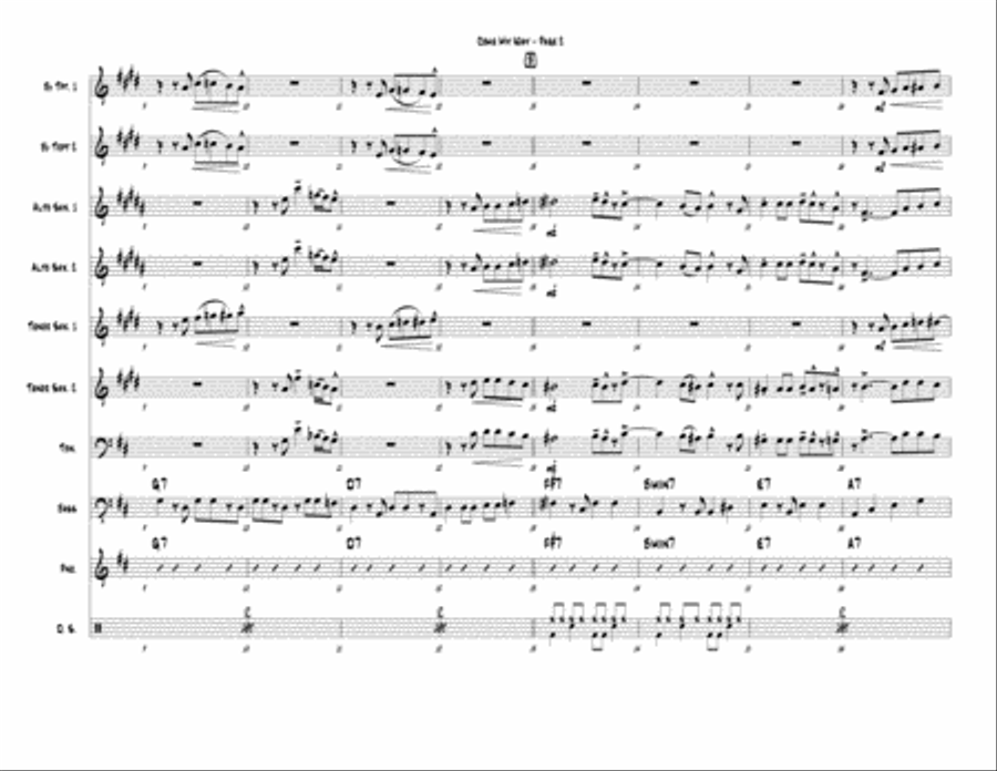 Come My Way Jazz Ensemble scores gallery preview page 2