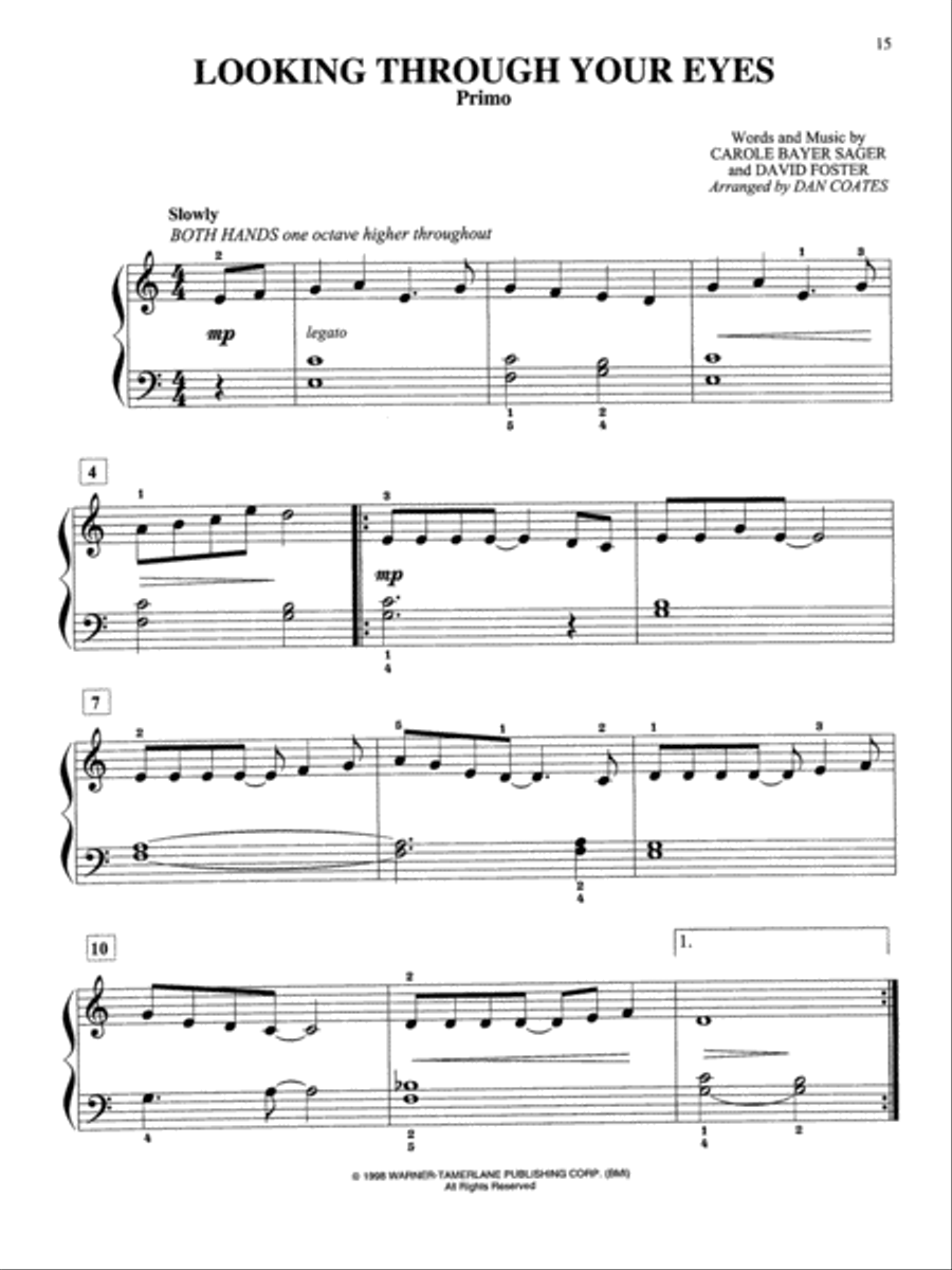 Double Your Fun - Easy Movie Duets (One Piano, 4 Hands) Small Ensemble scores gallery preview page 4