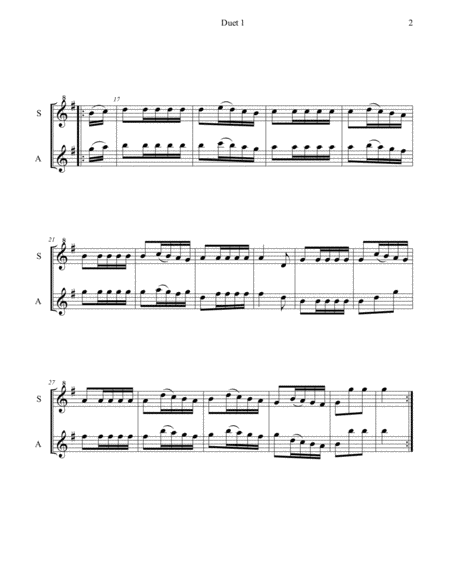 Seven Duets for Soprano / Alto Recorders image number null