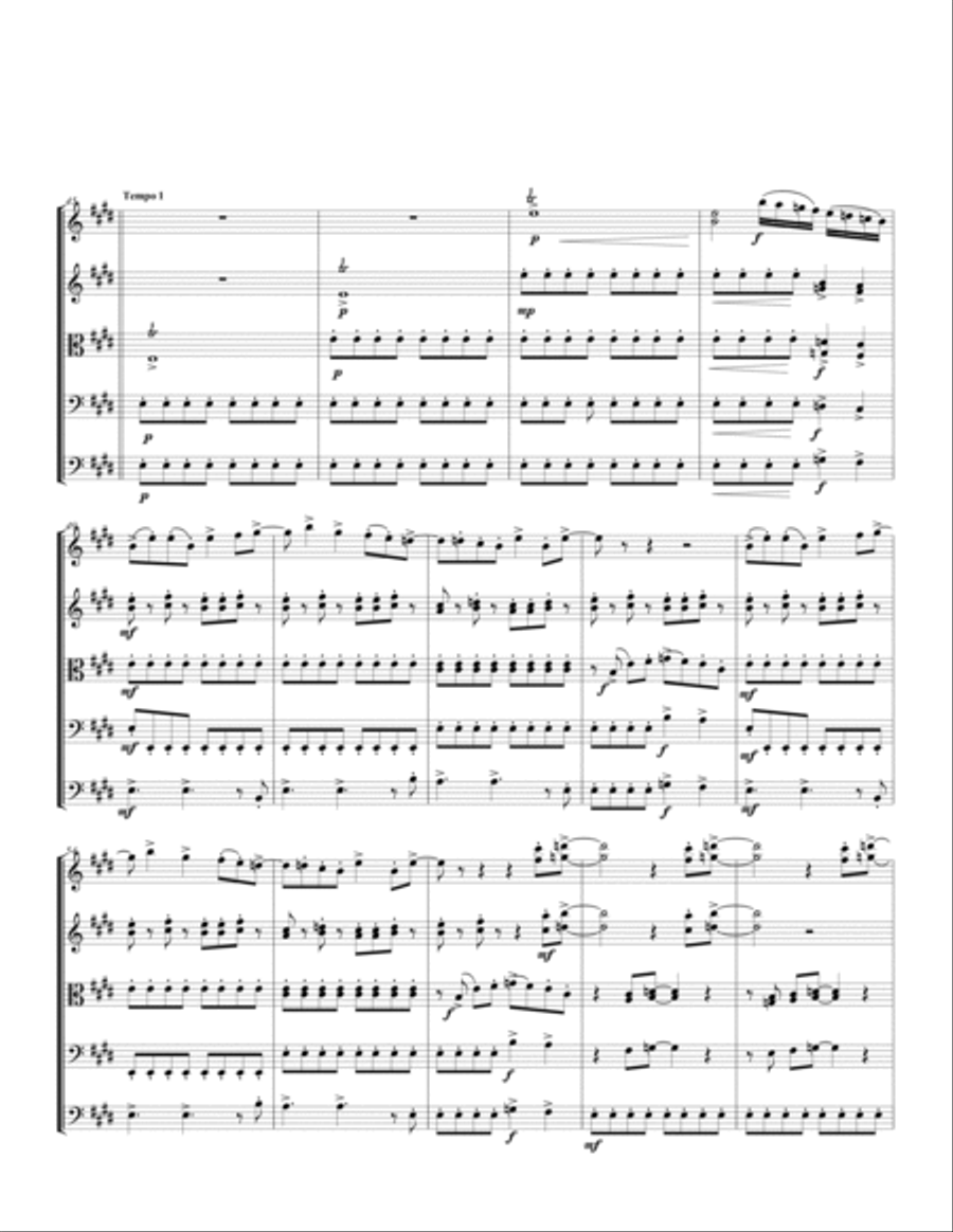 Get Back Get Back String Quintet scores gallery preview page 4