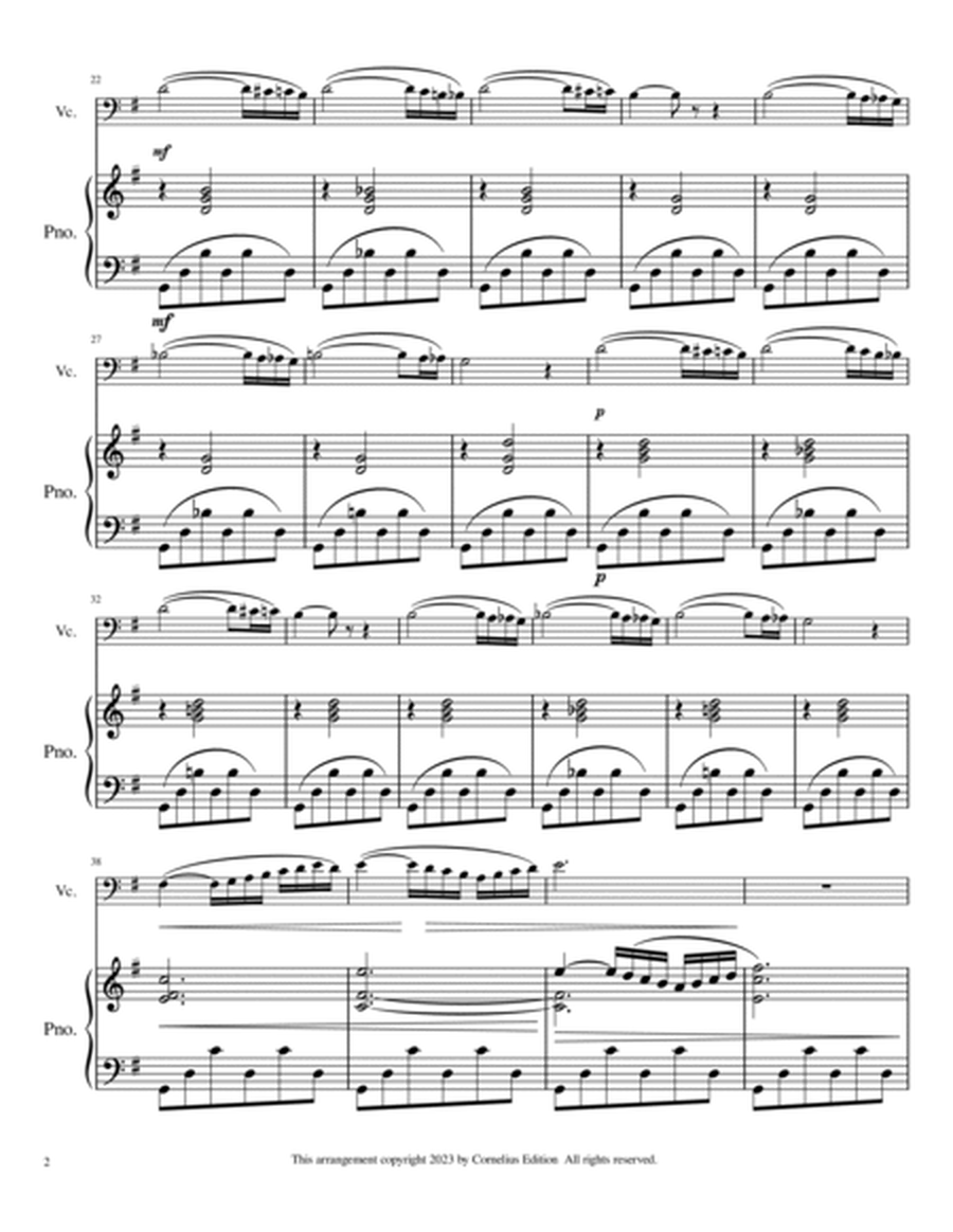 Song of India from Sadko arr. for Cello and Piano