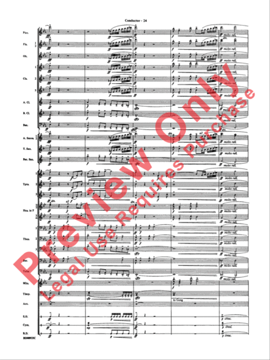 Symphonic Festival Symphonic Festival Concert Band scores gallery preview page 27