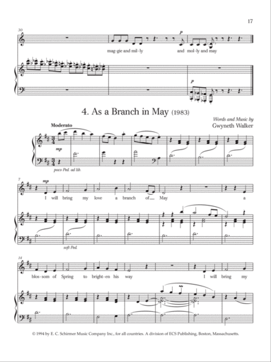 Collected Songs Collected Songs Medium Voice scores gallery preview page 11