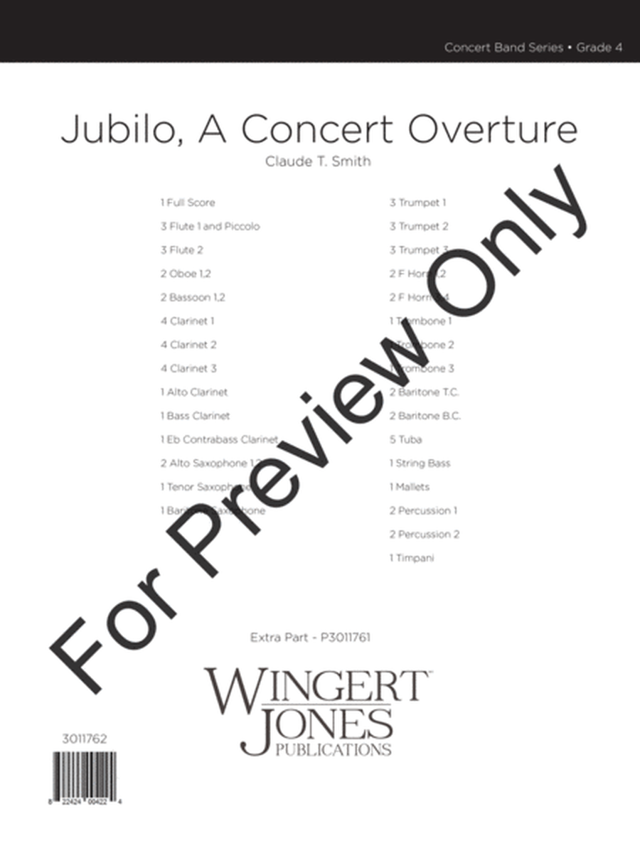 Jubilo A Concert Overture image number null