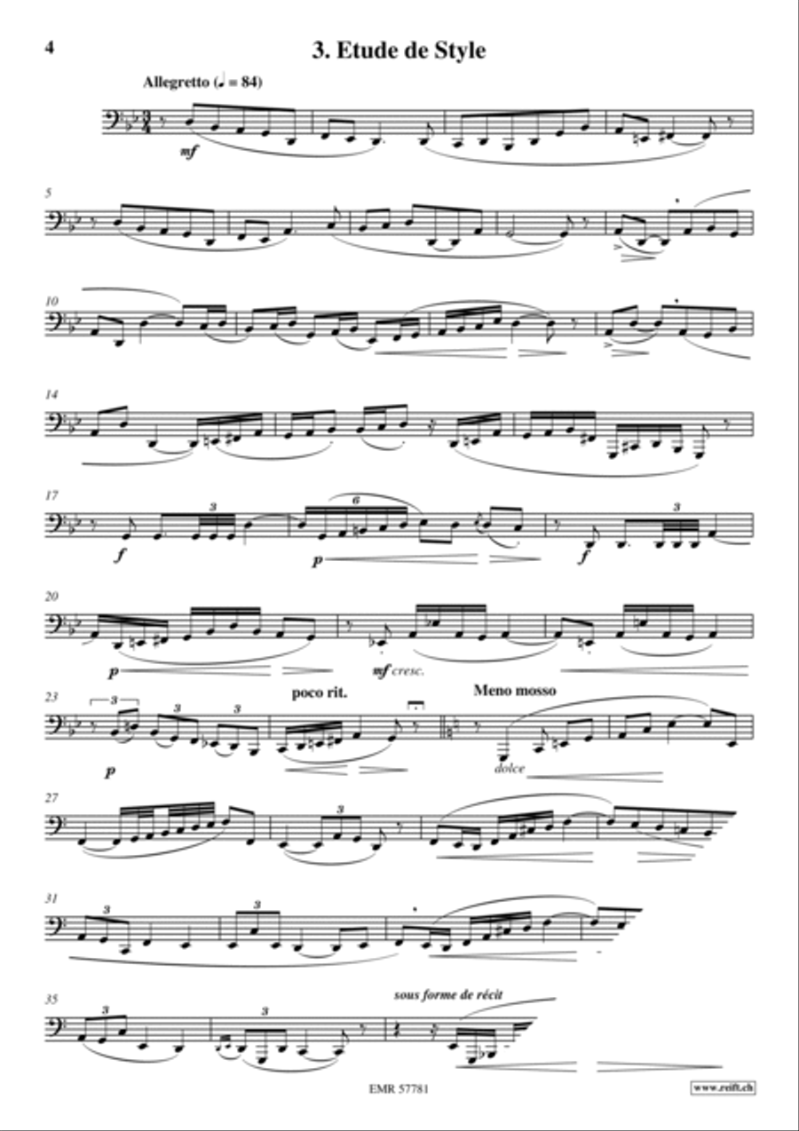 36 Etudes Transcendantes Tuba scores gallery preview page 5
