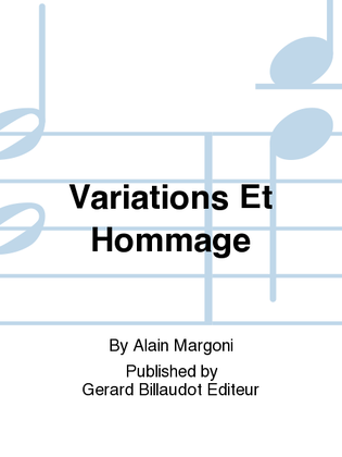Book cover for Variations Et Hommage