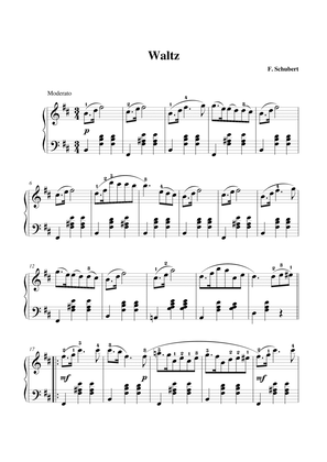 Book cover for Schubert Waltz Op. 18 No. 6 D145 in B Minor