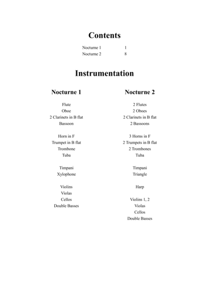 2 Nocturnes, op. 2 and 8