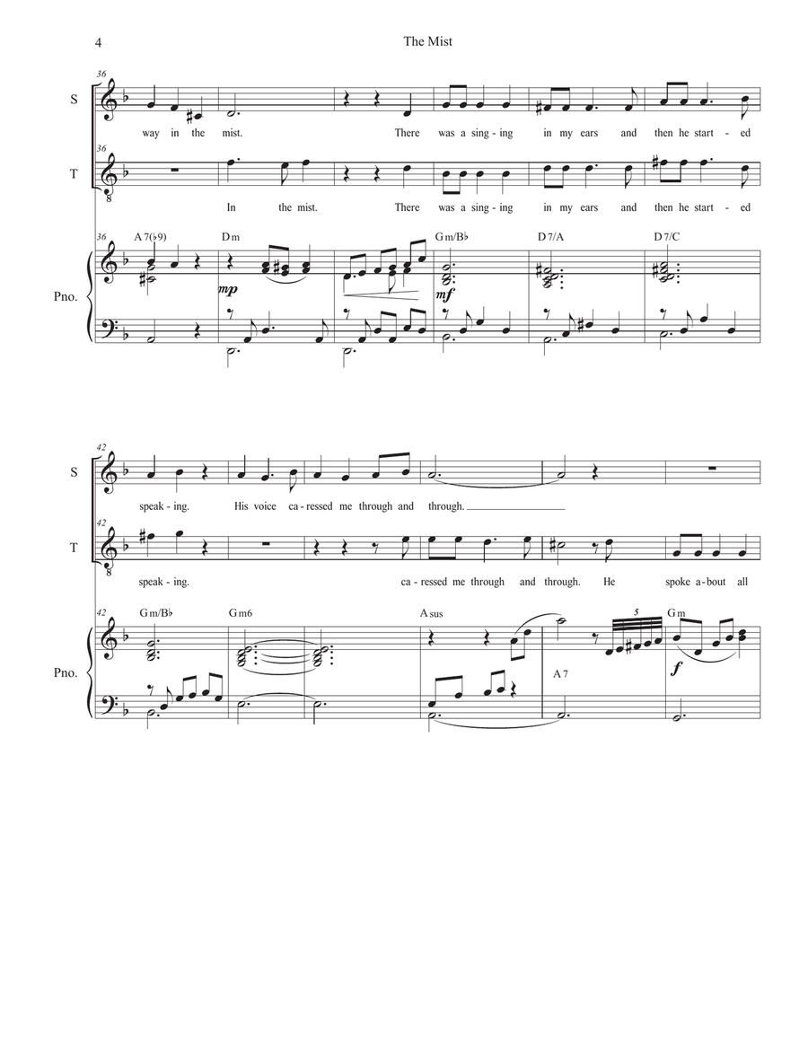 The Mist Tenor Voice scores gallery preview page 4