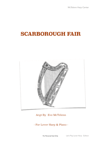 Scarborough Fair - Argt by Eve Mctelenn -  Video Course + Sheet tune with fingerings- image number null