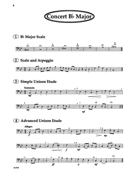 Directional Warm-Ups for Band (concert band method book - Part Book Set G: Trombone 1, Trombone 2