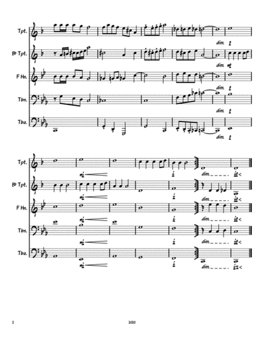 Opus 1 (Brass Quintet) image number null