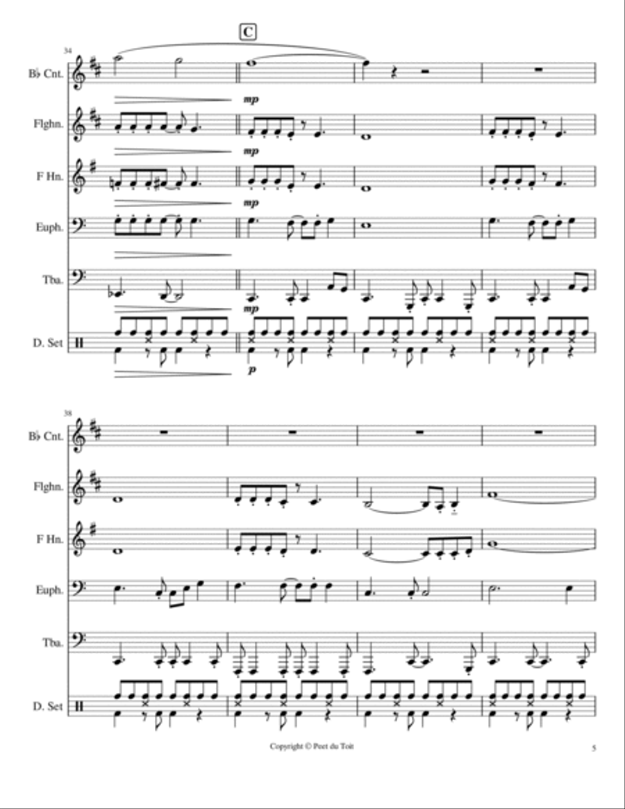 Song For Guy Small Ensemble scores gallery preview page 5