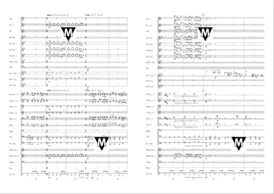Blue Rondo a la Turk Concert Band scores gallery preview page 9