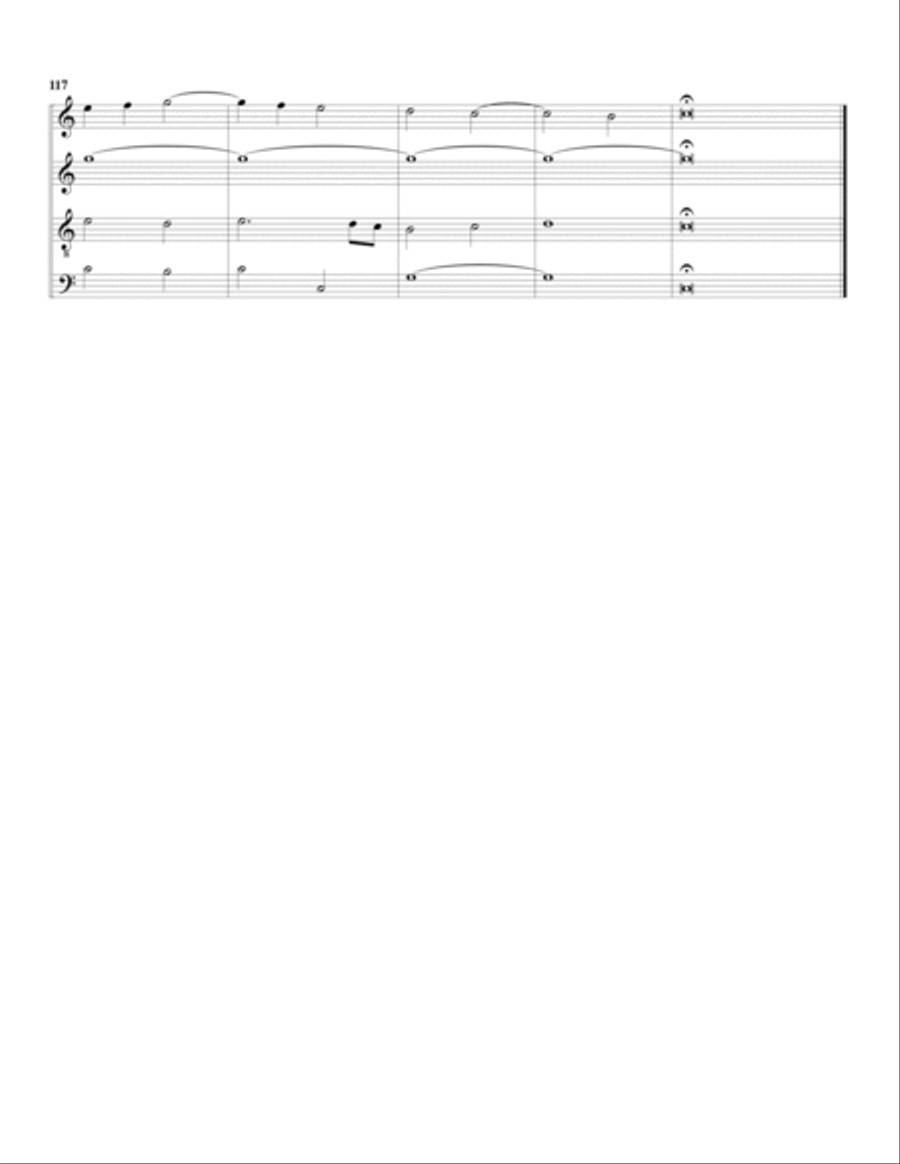La Fontana a4 (Canzoni da suonare,1616, no.2) (arrangement for 4 recorders) Recorder scores gallery preview page 5