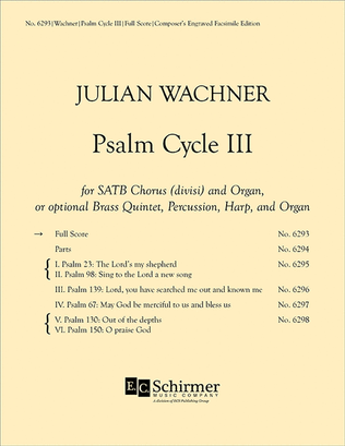 Psalm Cycle III (Full Score)