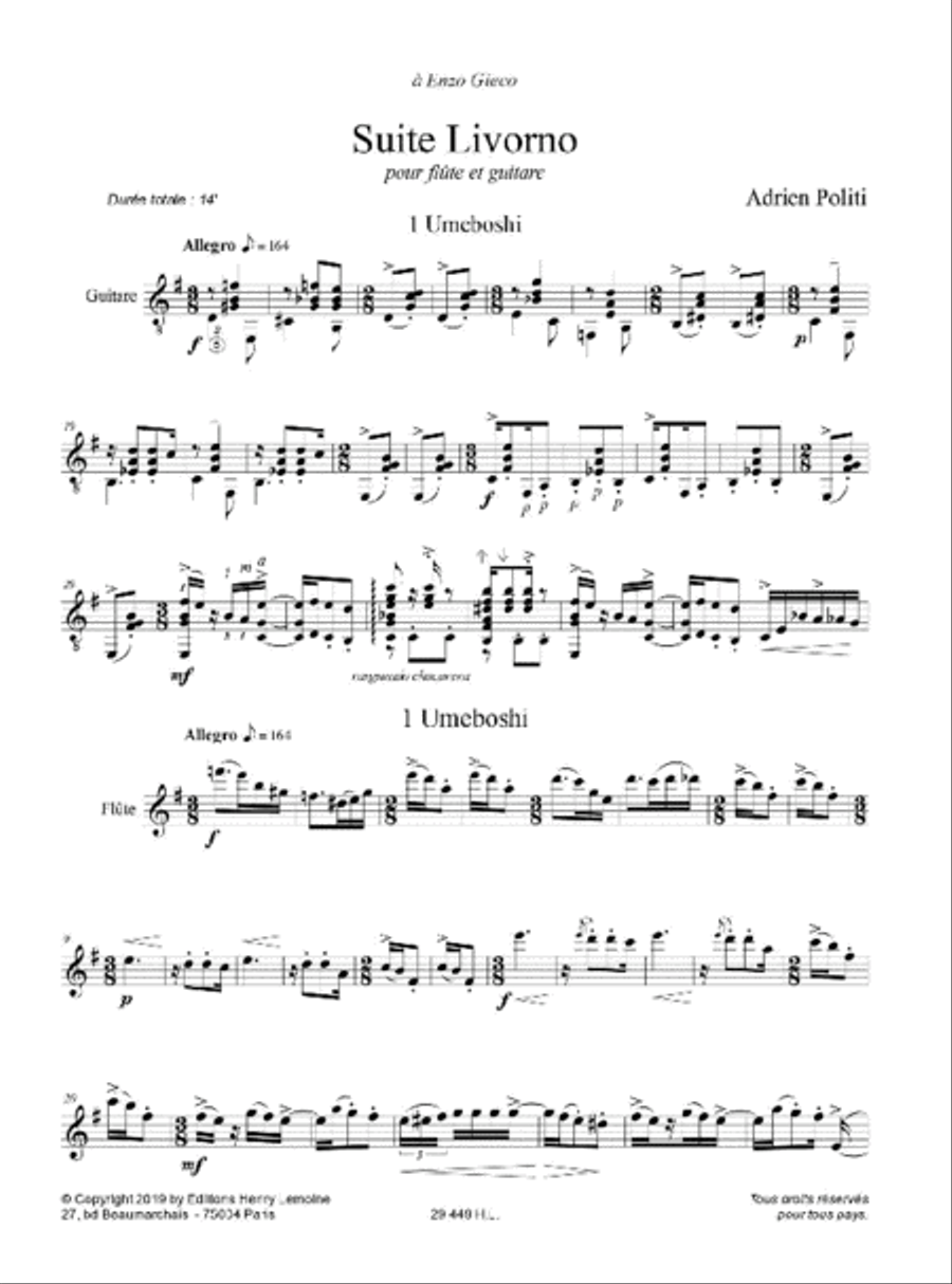Suite Livorno Flute scores gallery preview page 2