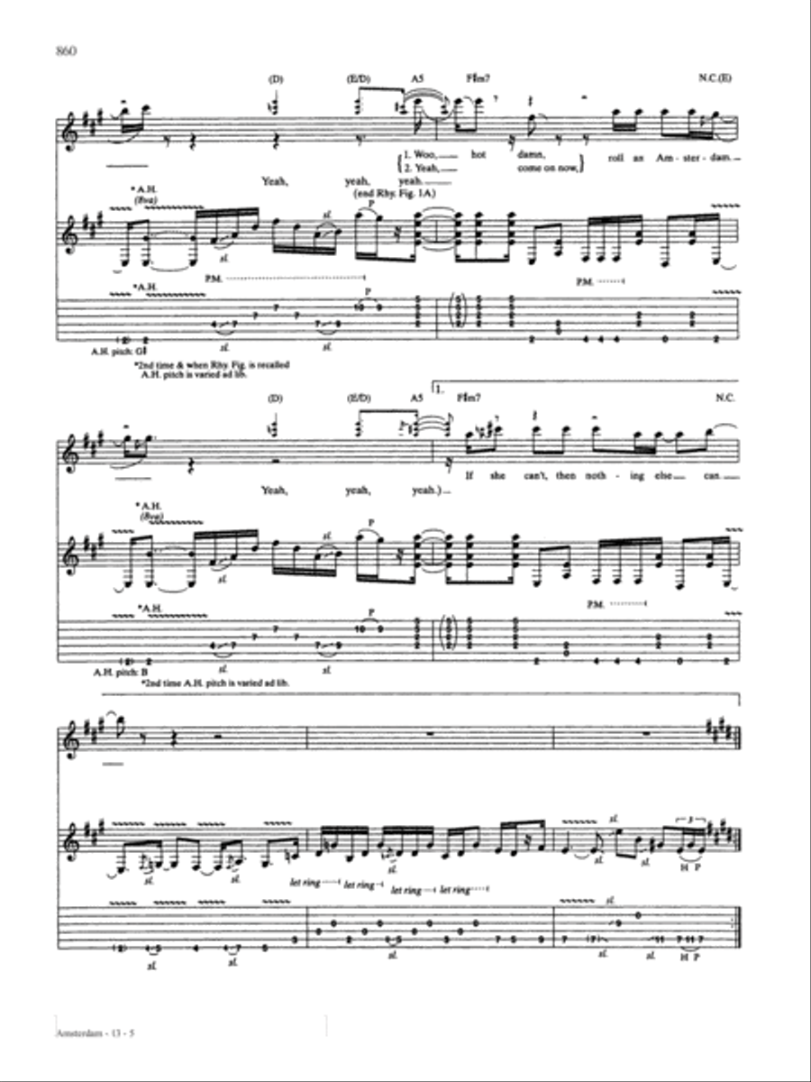 Amsterdam Guitar Tablature scores gallery preview page 5