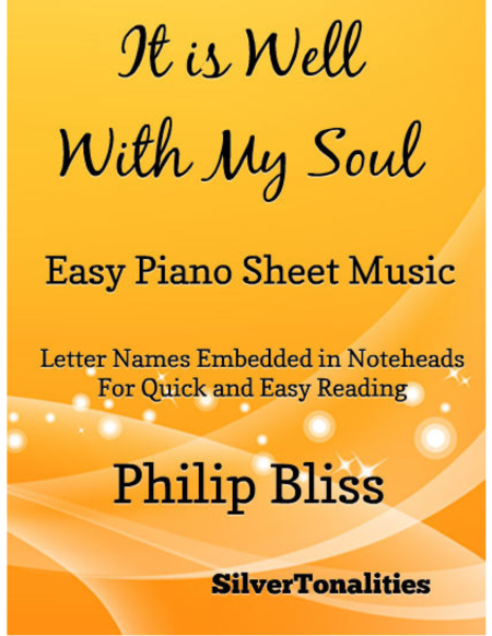 It Is Well With My Soul Easy Piano Sheet Music