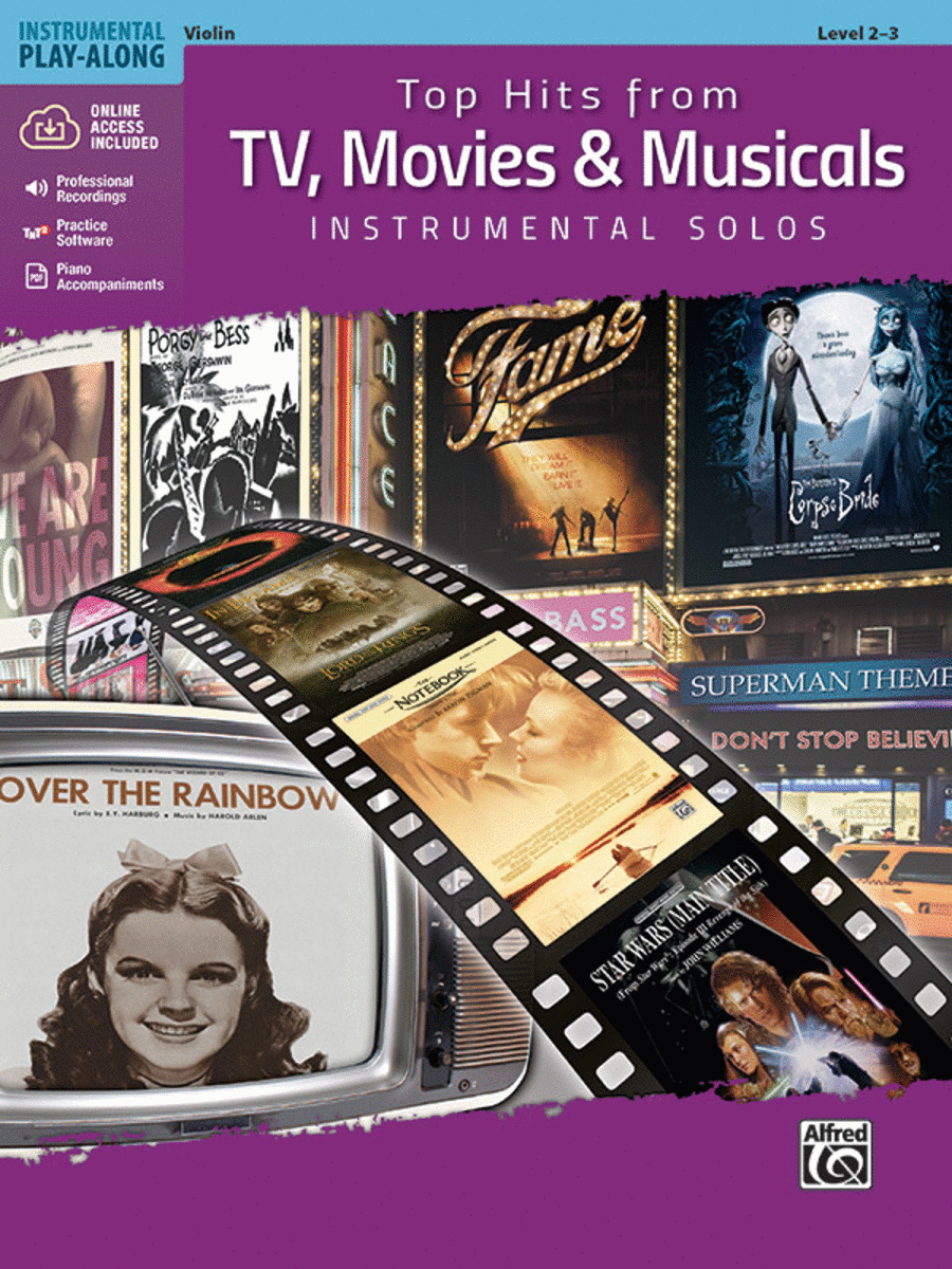 Top Hits from TV, Movies & Musicals Instrumental Solos for Strings String Orchestra scores gallery preview page 1