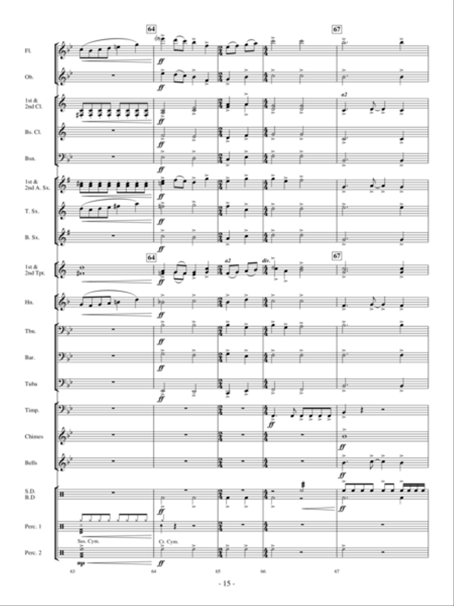 Kaleidoscope Concert Band scores gallery preview page 14